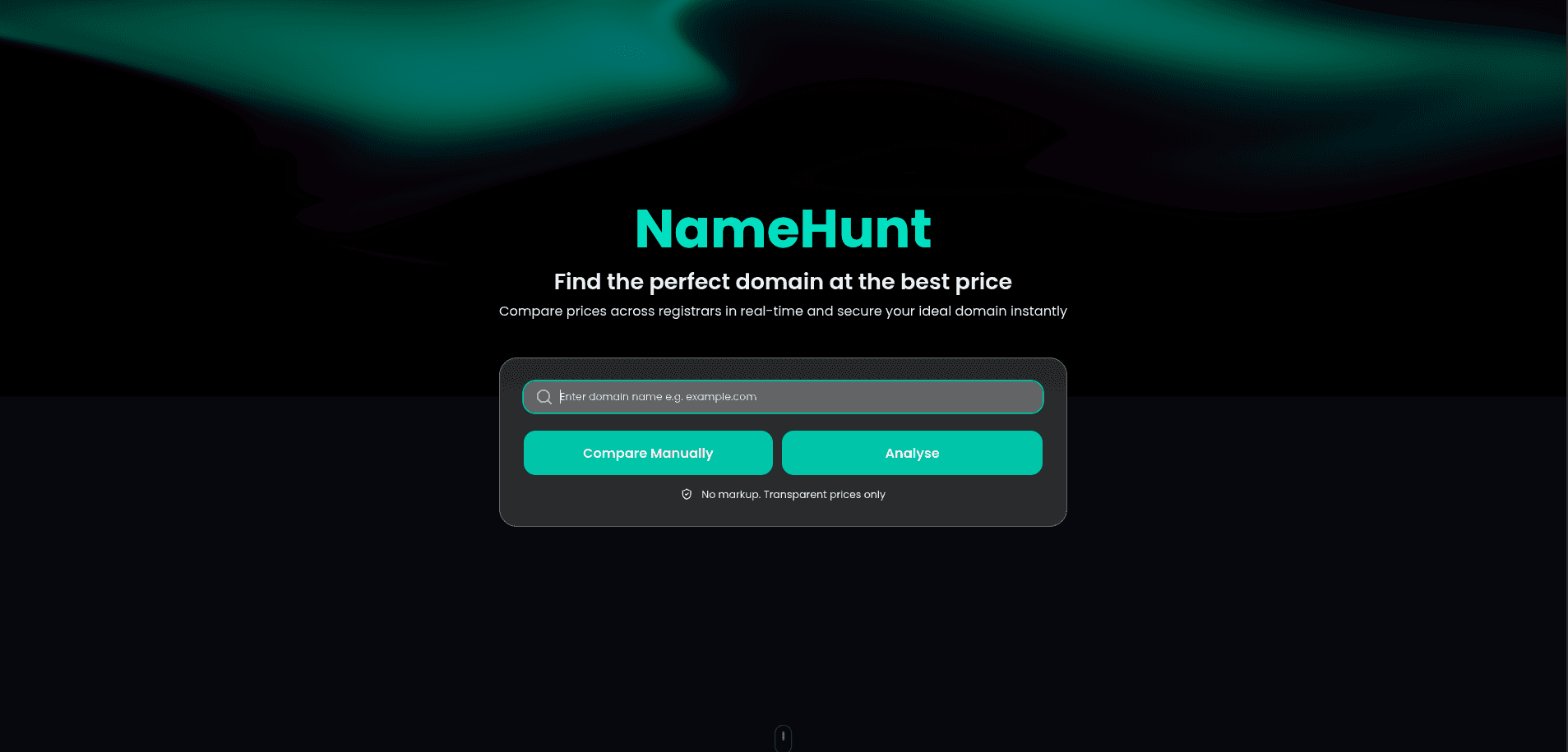 NameHunt — Project by Abhishek BR
